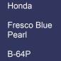 Preview: Honda, Fresco Blue Pearl, B-64P.